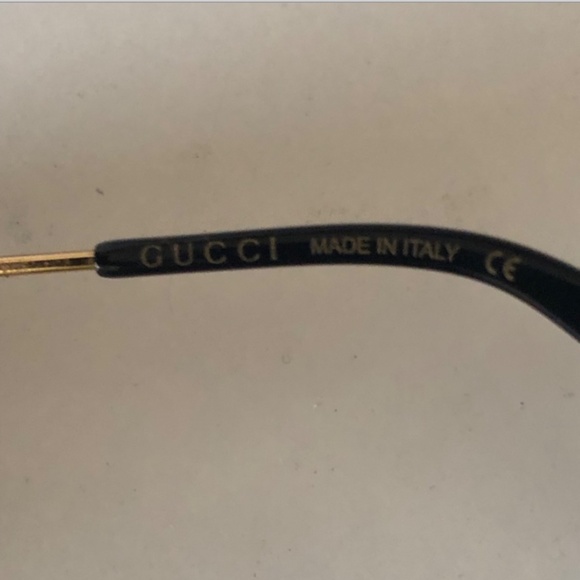 Gucci GG0212S 002 Cat Eye Havana Gold Pearl Accents Sunglasses main image 8
